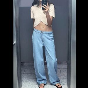 NWT ZARA KNIT CROP TOP